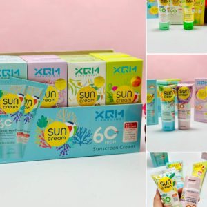 پک 3 عددی کرم ضد آفتاب بی رنگ XQMچهاررایحه اس پی اف 90,60