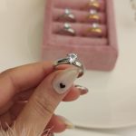 انگشتر استیل تک نگین 